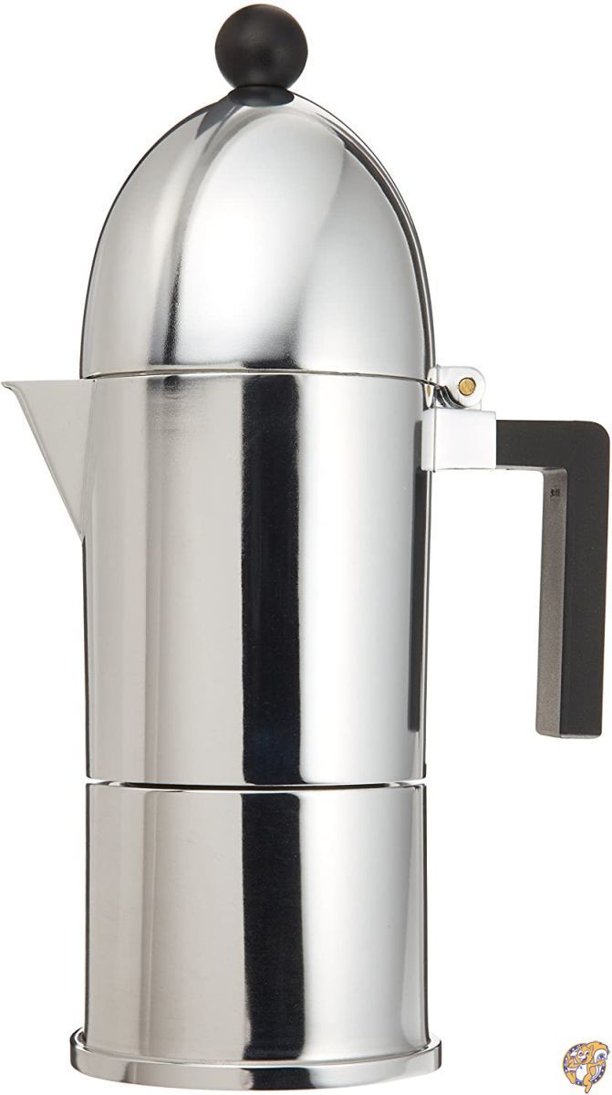 【正規輸入品】 ALESSI アレッシィ La cupola エスプレッソコーヒーメーカー/6カップ用 ブラック A9095/6 B