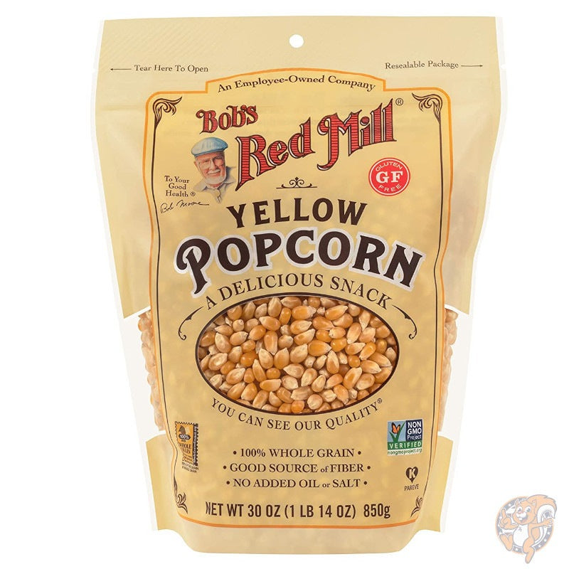 ボブズレッドミル Bob's Red Mill ホール イエローポップコーン Popcorn 850g(30オンス)×4袋