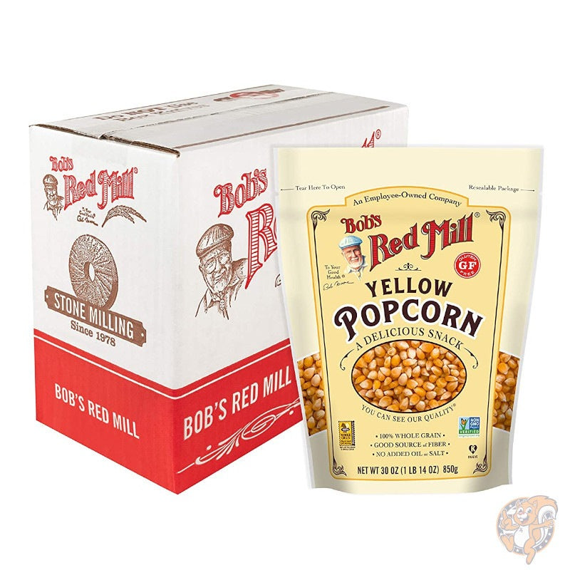 ボブズレッドミル Bob's Red Mill ホール イエローポップコーン Popcorn 850g(30オンス)×4袋