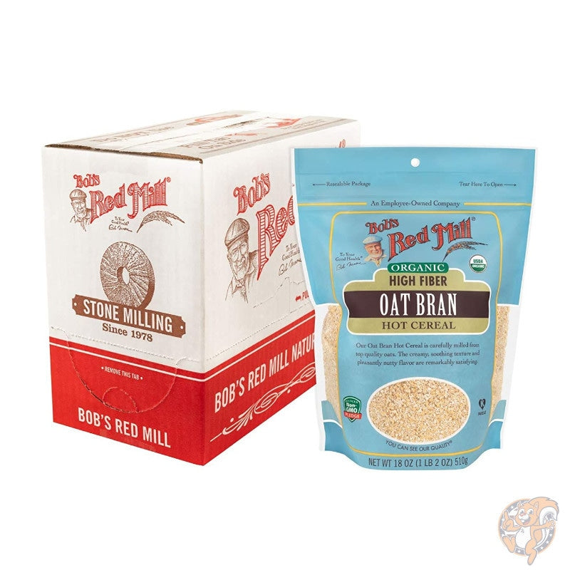 ボブズレッドミル Bob's Red Mill オーガニック ハイファイバー オートブランホットシリアル 510g×4袋