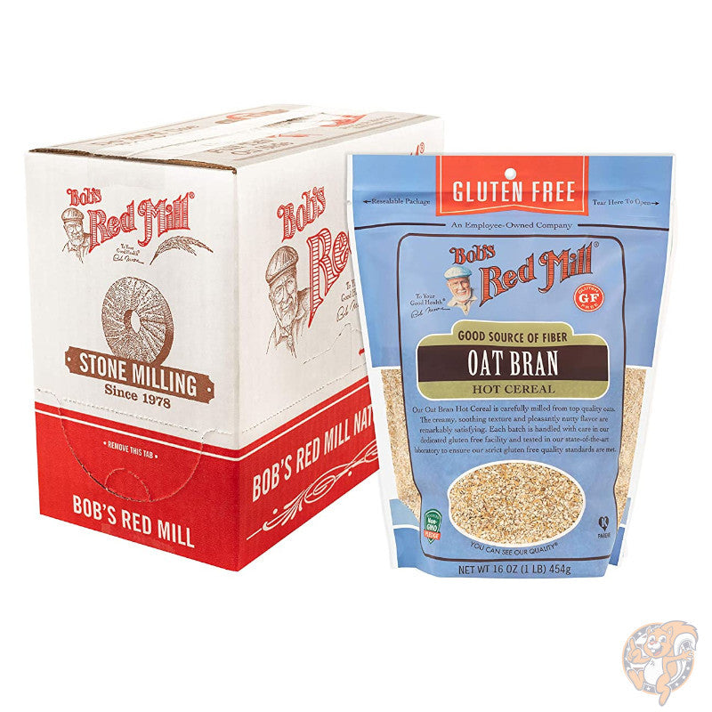 ボブズレッドミル Bob's Red Mill グルテンフリー オートブラン Oat Bran 453g(16オンス)×4袋