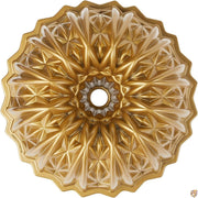 Nordic Ware Cut Crystal Cast Bundt Pan, 10 Cup Capacity, Gold