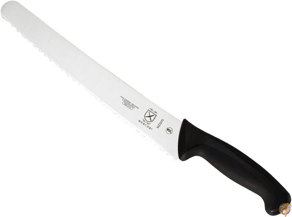 Mercer Culinary Millennia シェフナイフ 12インチ 10-Inch Wide Wavy Edge Bread Knife ブラック M23210