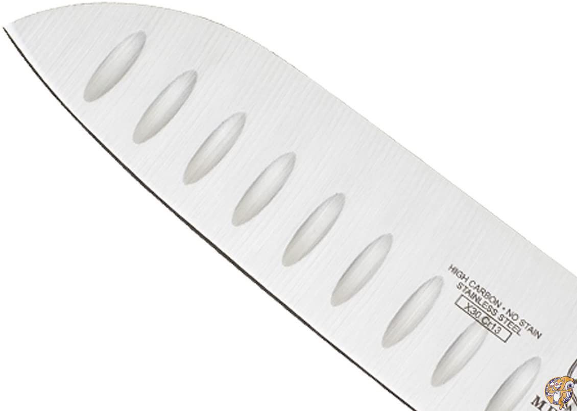 Mercer Culinary Millennia シェフナイフ 12インチ 7-Inch Granton Edge Santoku Knife ブラック M22707