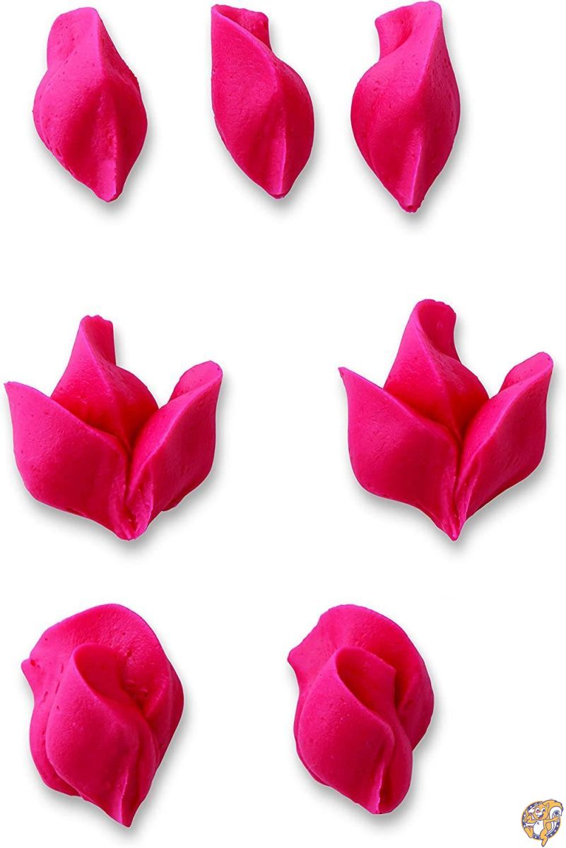 Decorating Tip Set-#104 Petal, 352 Leaf &amp; #224 Flower (並行輸入品)