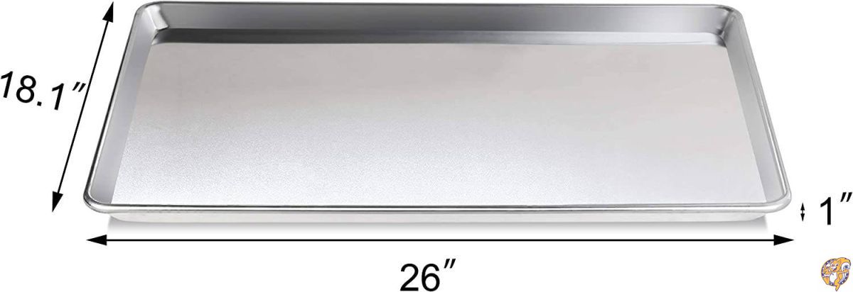 New Star Foodservice 36923&nbsp;Commercial 18ゲージアルミシートパン、18&nbsp;x 26&nbsp;x 1インチ(フルサイズ) [並行輸入品]