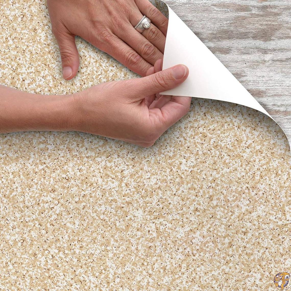 Con-Tact Brand Creative Covering Self-Adhesive Shelf and Drawer Liner, 18-Inches by 9-Feet, Beige Granite by Con-Tact [並行輸入品]