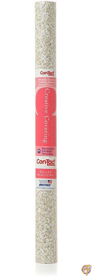 Con-Tact Brand Creative Covering Self-Adhesive Shelf and Drawer Liner, 18-Inches by 9-Feet, Beige Granite by Con-Tact [並行輸入品]