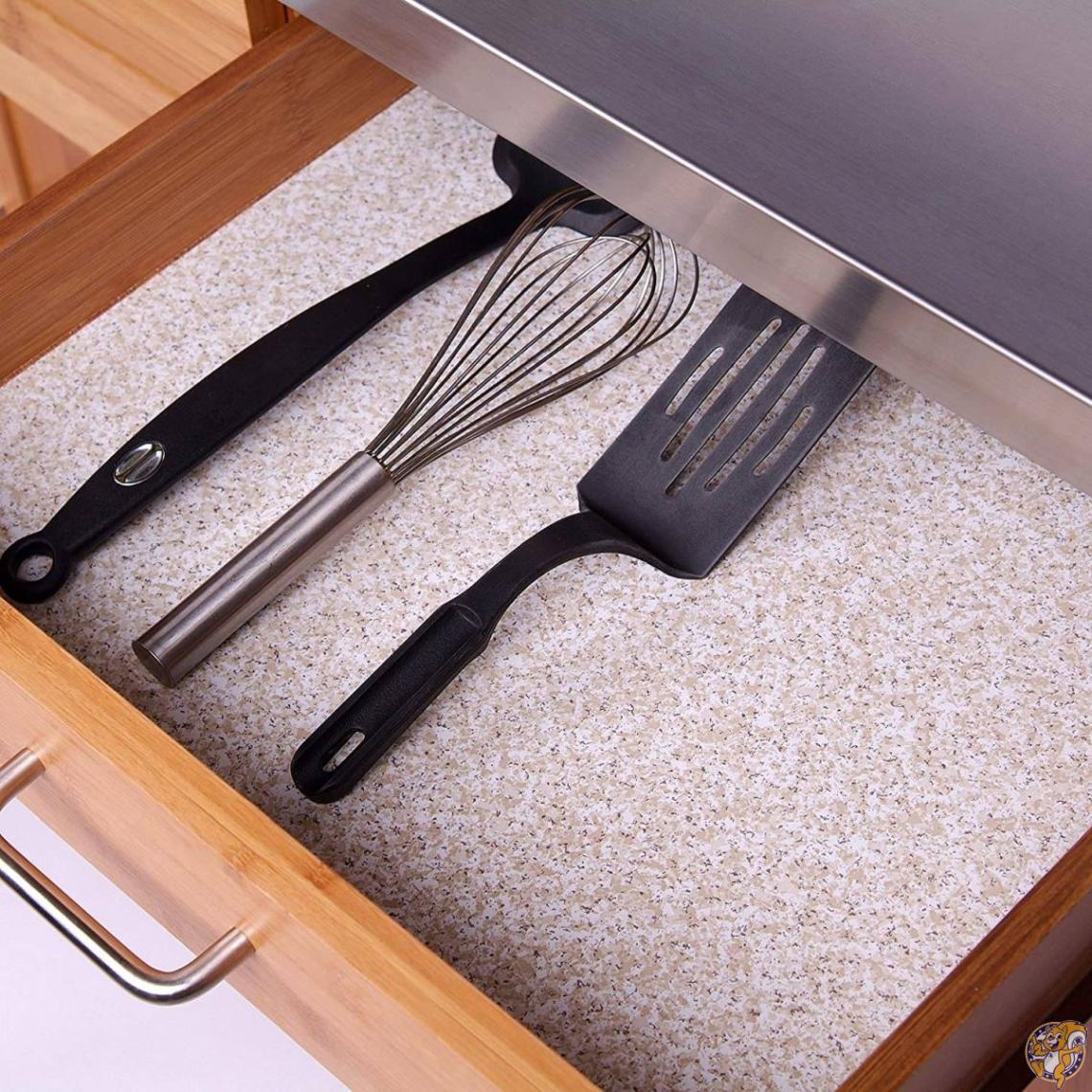 Con-Tact Brand Creative Covering Self-Adhesive Shelf and Drawer Liner, 18-Inches by 9-Feet, Beige Granite by Con-Tact [並行輸入品]