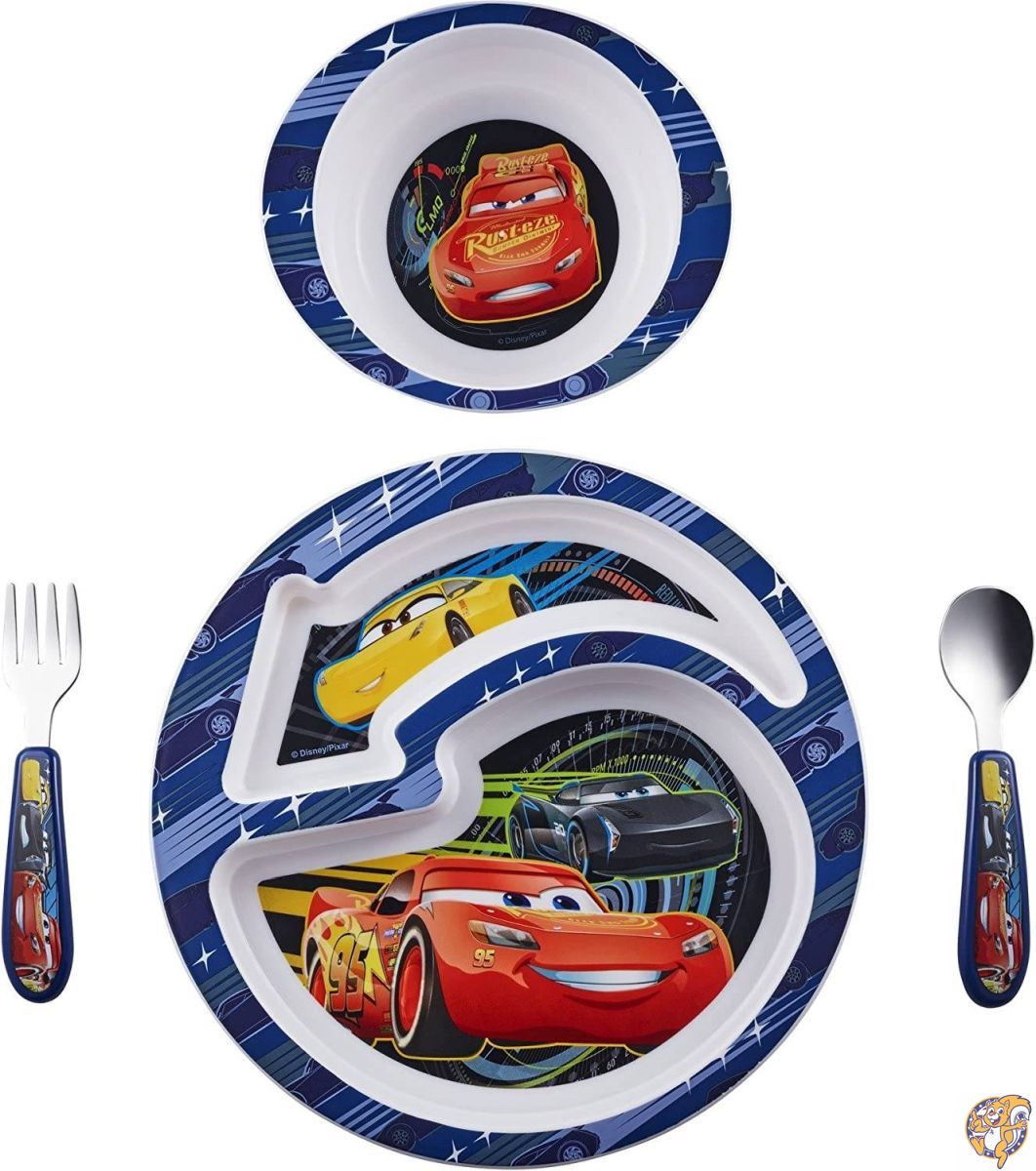 TheFirstYears ディズニー ピクサー カーズ3 食器4点セット Y9459A6 [並行輸入品]