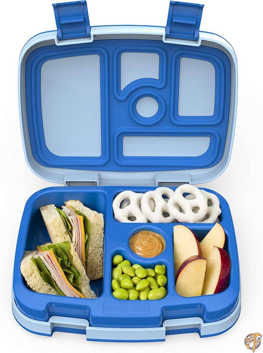 Bentgo Kids Childrens Lunch Box - Bento-styled Lunch Solution Offers Durable, Leak-proof, On-the-go Meal and Snack