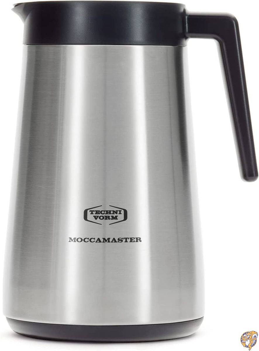 Moccamaster KBT 10-Cup Coffee Brewer with Thermal Carafe, Black by Technivorm Moccamaster