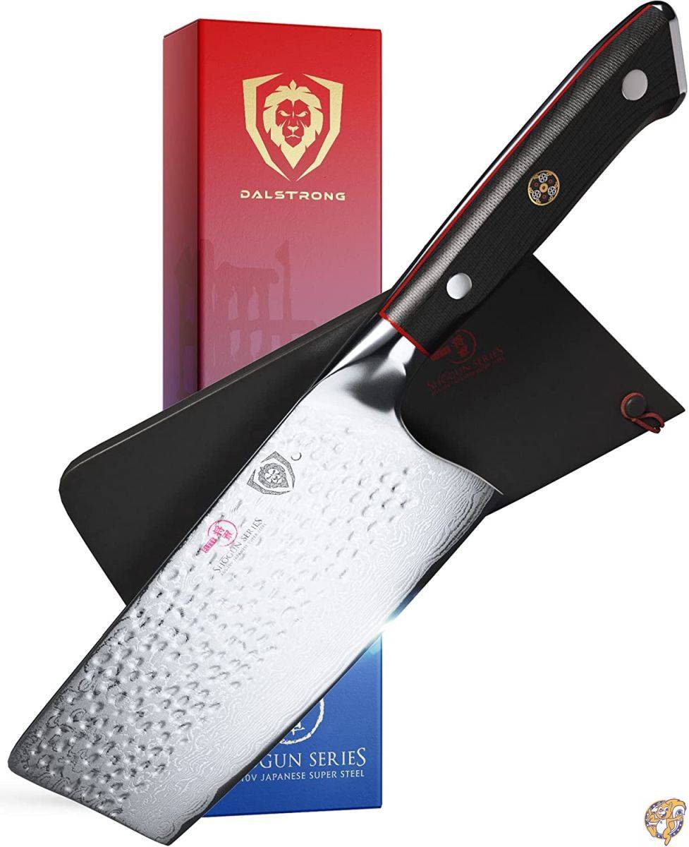 Dalstrong クリーバーナイフ - 18cm(7インチ) - ショーグンシリーズ X -鋭い切れ味、日本製