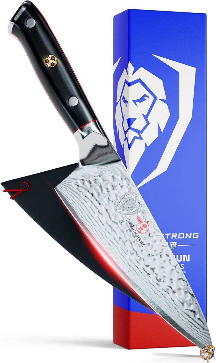 DALSTRONG Small Chef's Knife - Shogun Series X Gyuto - VG10 - Hammered Finish - 15cm - w/Guard Sheath