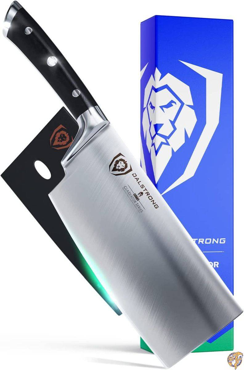 Dalstrong クリーバーナイフ - 18cm(7インチ) - グラディエーターシリーズ - 高耐久性 - 鋭い切れ味 -