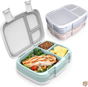 Bentgo(ベントゴー) フレッシュ食事準備用ランチボックス3点セット 再利用可能 3コンパートメント 外出先での健康的な食事 バランスの取れた食事管理 BPAフリー 電子レンジ&amp;食器洗い機対応