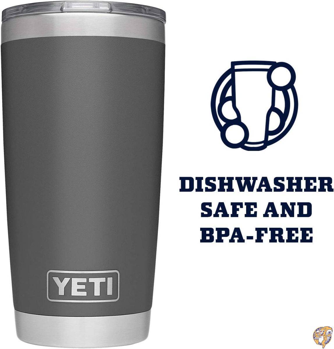 YETI(イエティ) Rambler 20オンス タンブラー ステンレススチール 真空断熱 MagSlider蓋付き