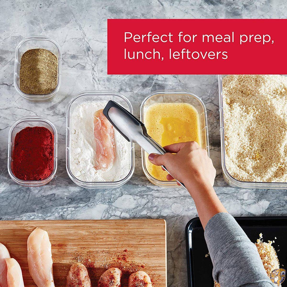 Rubbermaid (ラバーメイド) ブリリアンスストレージ 食品保存容器 プラスチック蓋 12個セット ビスフェノールA不使用