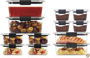 Rubbermaid (ラバーメイド) ブリリアンスストレージ 食品保存容器 プラスチック蓋 12個セット ビスフェノールA不使用