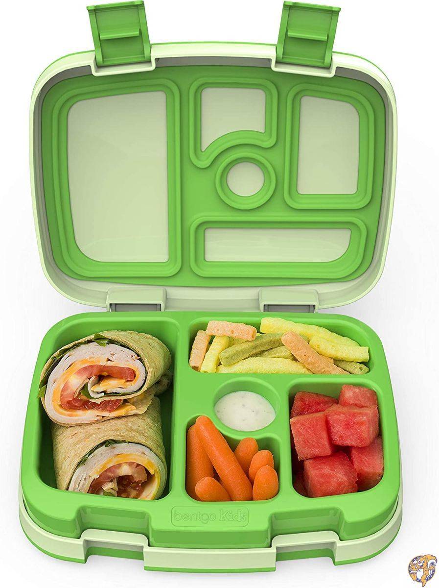 Bentgo Kids Leakproof Children's Lunch Box (Green) by Bentgo