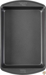 (1, OBLONG) - Wilton 2105-6060 Perfect Results Nonstick Oblong Cake Pan, 13 by 23cm by 5.1cm