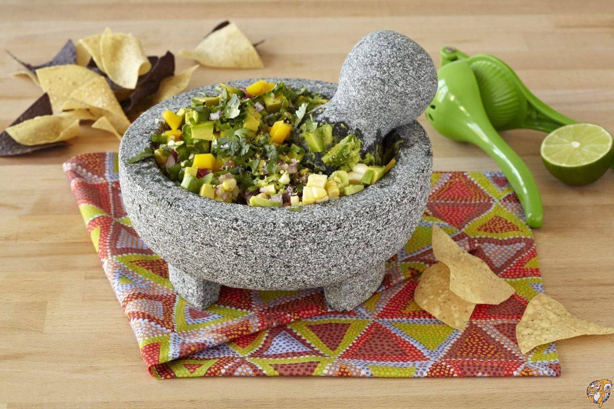 IMUSA USA Granite Molcajete Spice Grinder, 6-Inch, Gray by Imusa