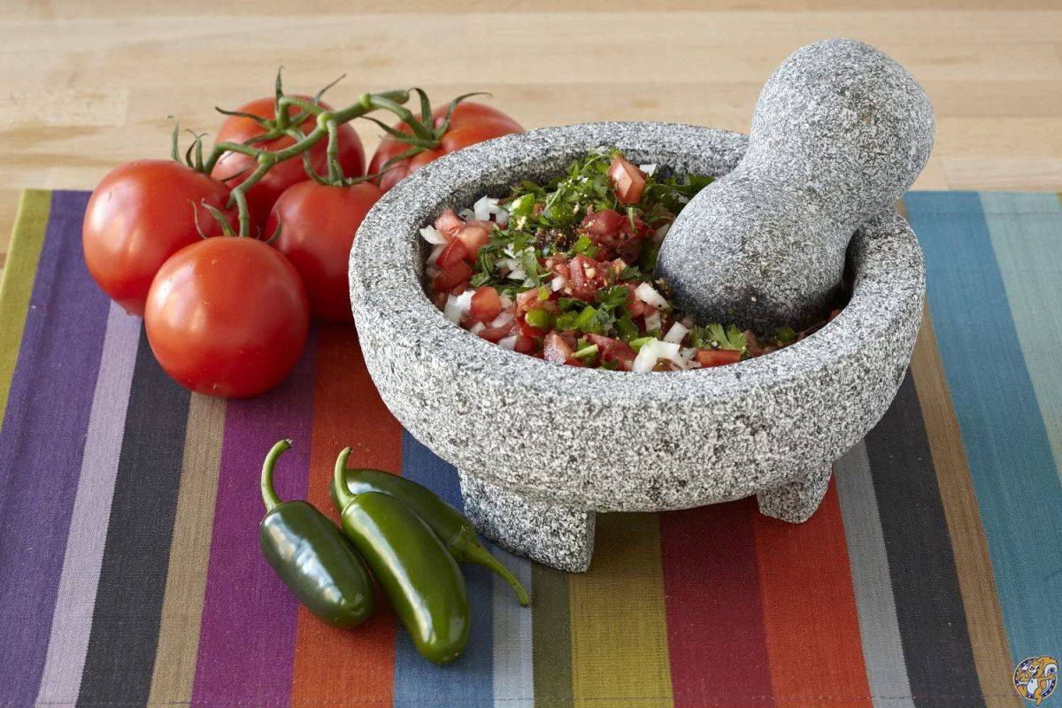 IMUSA USA Granite Molcajete Spice Grinder, 6-Inch, Gray by Imusa
