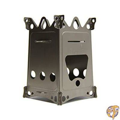 Emberlit Fireant,Titanium, Multi-fuel Backpacking Stove Great for Camping and Survival by Emberlit