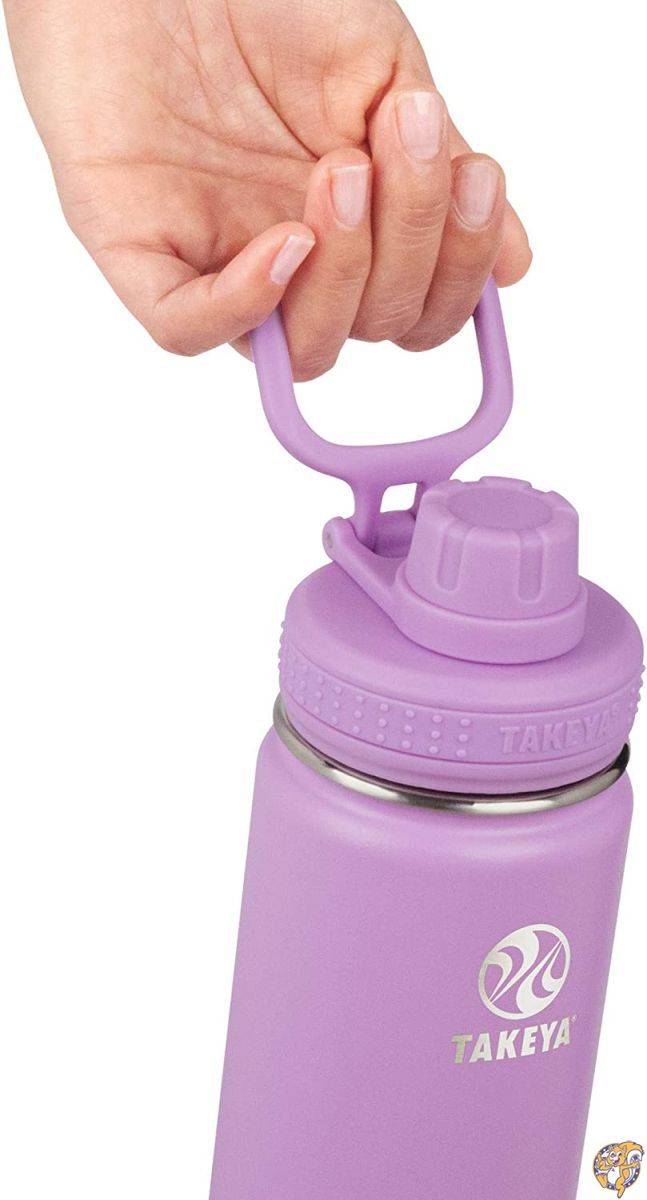Takeya Actives Insulated Water Bottle w/Straw Lid, Mint, 22 Ounce