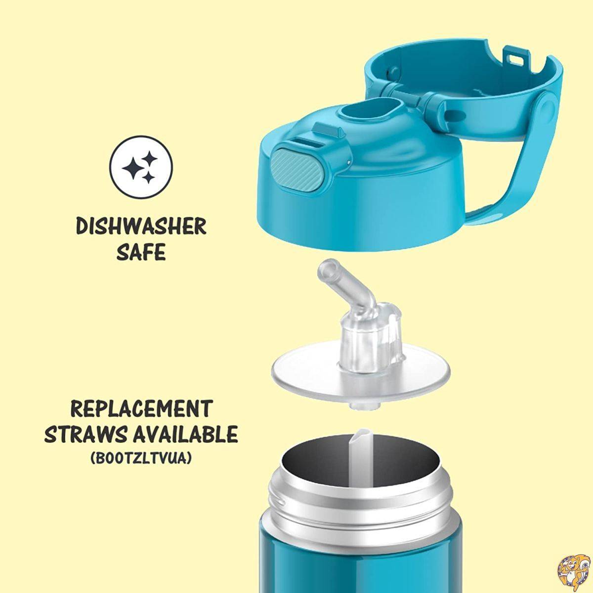 Thermos Funtainer 12オンスボトル 12 oz グリーン 4750703