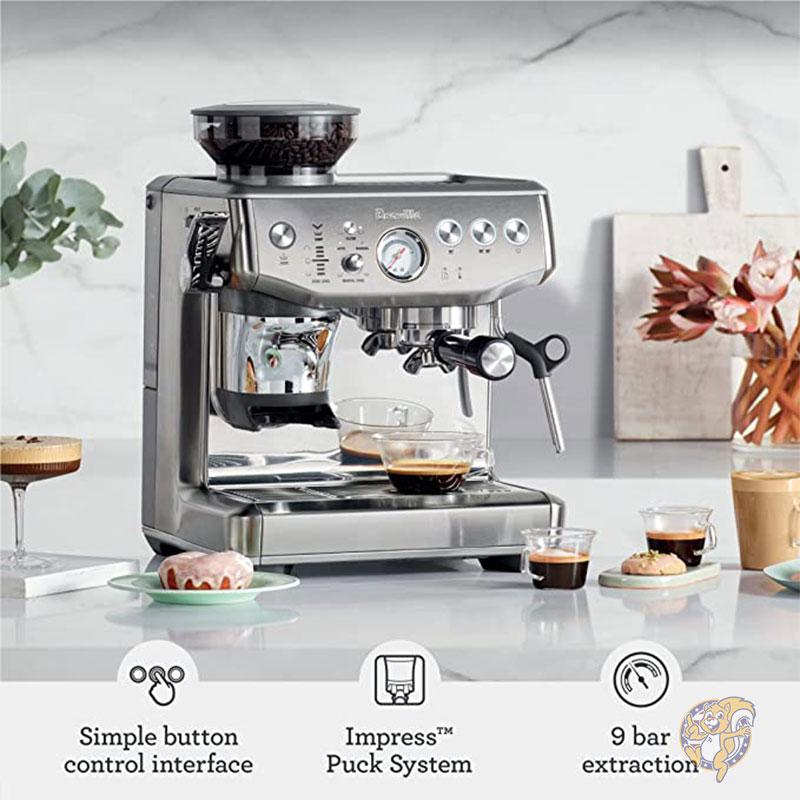 Breville ブレビル エスプレッソマシン コーヒーメーカー エスプレッソマシーン 業務用 家庭用 BES876BSS