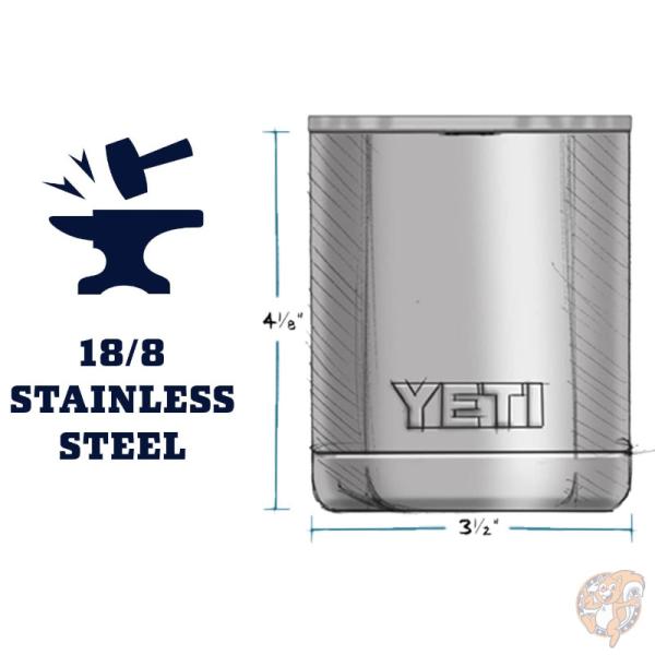イエティ YETI ランブラー 10oz 295ml ローボール Lowball タンブラー 蓋付き 保冷保温 真空断熱 コーヒー 送料無料