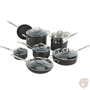 クイジナート Cuisinart ノンスティック 14ピース フライパン 鍋セット 66-14N グレー テフロン加工 オシャレ 送料無料