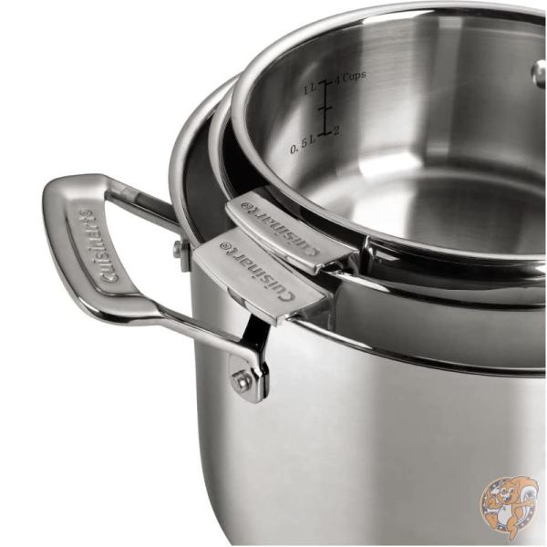 クイジナート Cuisinart N91-11 Smartnest ステンレス フライパン 鍋 11ピースセット オシャレ 送料無料