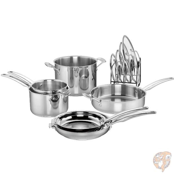 クイジナート Cuisinart N91-11 Smartnest ステンレス フライパン 鍋 11ピースセット オシャレ 送料無料