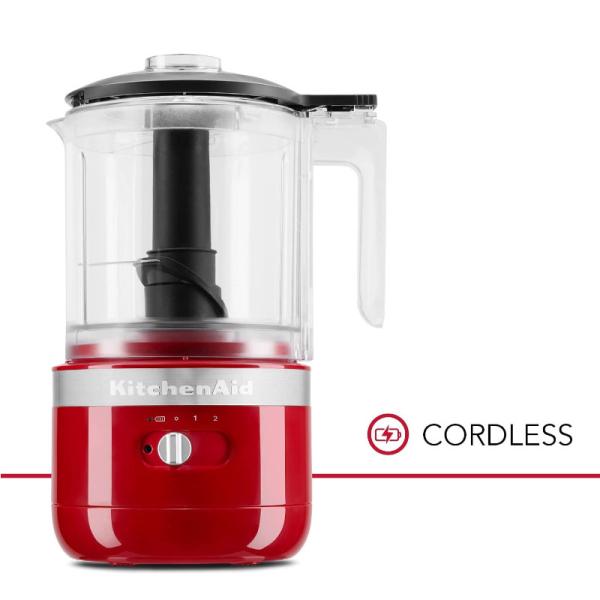 キッチンエイド KitchenAid 5カップ フードチョッパー フードプロセッサー エンパイアレッド コードレス 送料無料