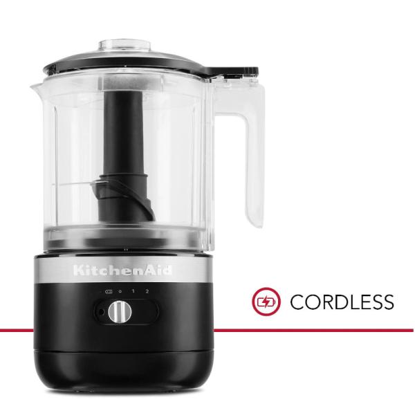 キッチンエイド KitchenAid 5カップ フードチョッパー フードプロセッサー オニキスブラック コードレス 送料無料