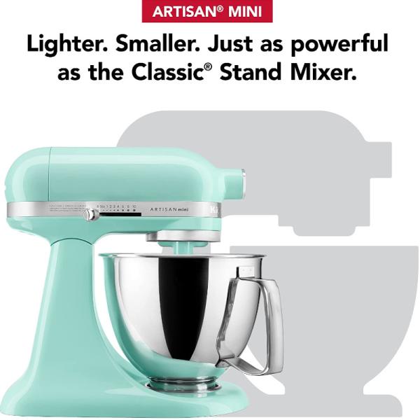キッチンエイド Kitchenaid アルチザン ミニプラス 3.3L スタンドミキサー フレックスエッジビーター アイス 送料無料