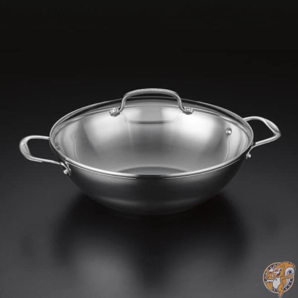 クイジナート Cuisinart 726-30SD 12インチ 30cm フライパン鍋 蓋付き ステンレス 深め ノンスティック 送料無料