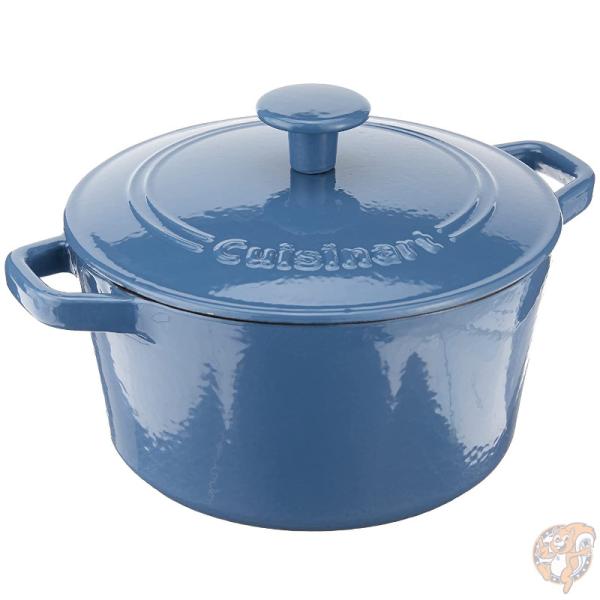 クイジナート Cuisinart 鋳鉄 両手鍋 約2.8L エナメル 鋳物ホーロー キャセロール Provencial Blue