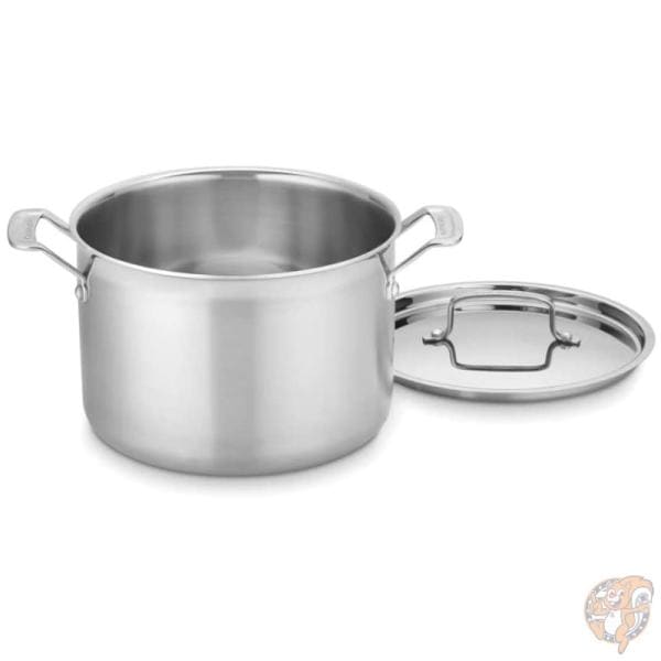 クイジナート Cuisinart 7.5L(8qt)両手鍋 MCP66-24N ストックポット スキレット シルバー 寸胴鍋
