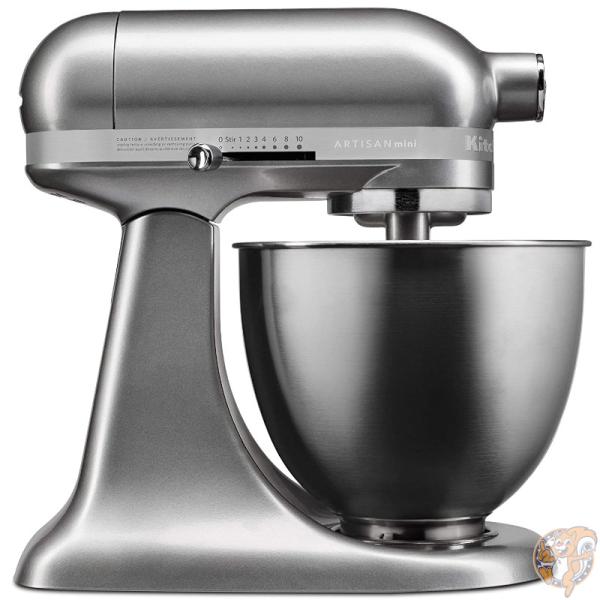 キッチンエイド 整備済み品 アルチザンミニシリーズ Renewed スタンドミキサー 3.3L Contour Silver