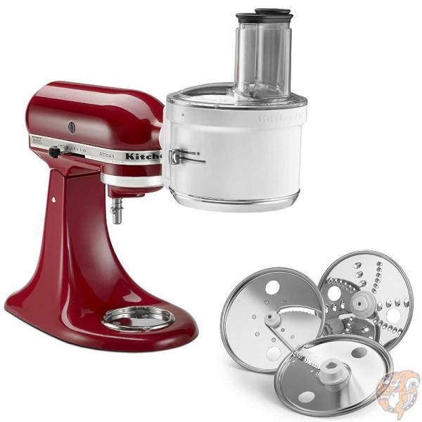 キッチンエイド KitchenAid KSM1FPA スタンドミキサー用 フードプロセッサー スタンダード ホワイト パーツ