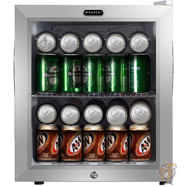 Whynter ウィンター キッチン用品 小型冷蔵庫 ドリンク用冷蔵庫 ホワイト BR-062WS