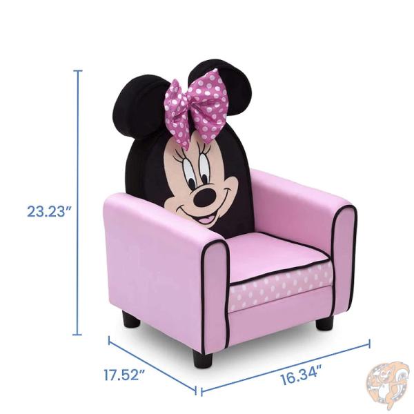 デルタチルドレン Delta Children ディズニー ミニーマウス キッズソファ 1人用 子供用 ソファ 椅子 子供部屋 家具 幼児 かわいい