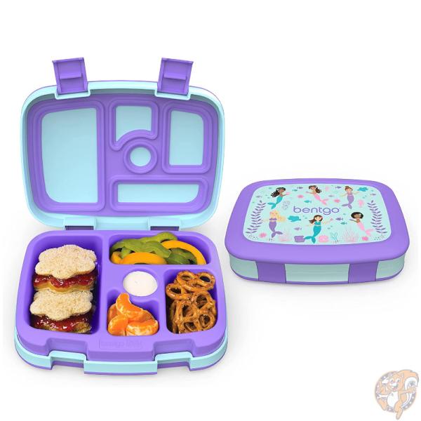 Bentgo(ベントゴー)子供用 弁当箱 キッズ ランチボックス 5コンパートメント 漏れ防止 マーメード インザシー 弁当 食洗機対応 BPAフリー
