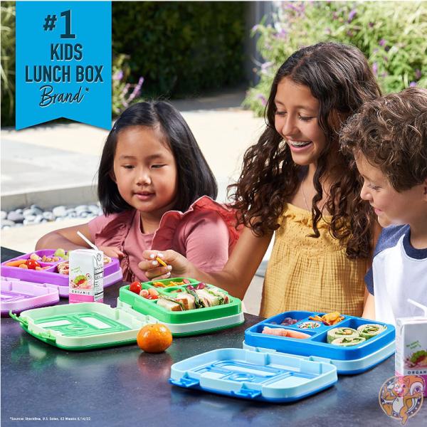 Bentgo(ベントゴー)子供用 弁当箱 キッズ ランチボックス 5コンパートメント 漏れ防止 コーラル 弁当 食洗機対応 BPAフリー お昼ご飯
