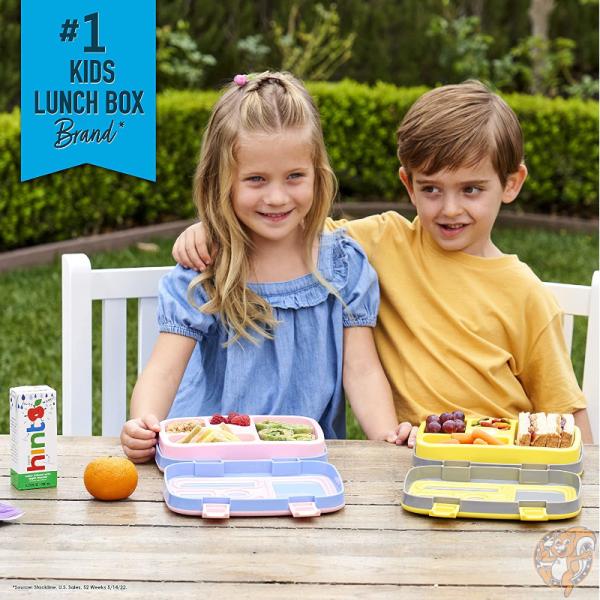 Bentgo ベントゴー キッズプリント 子供用 弁当箱 ランチボックス 5コンパートメント コンストラクショントラック 食洗機対応 BPAフリー