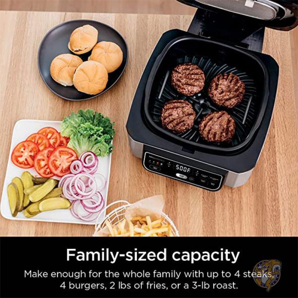 Ninja ニンジャ キッチン用品 調理器具 グリル エアフライヤー シルバー ブラック AG301