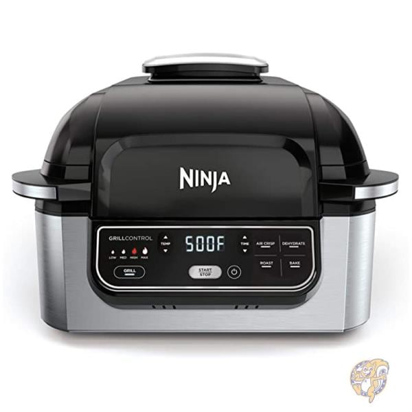 Ninja ニンジャ キッチン用品 調理器具 グリル エアフライヤー シルバー ブラック AG301